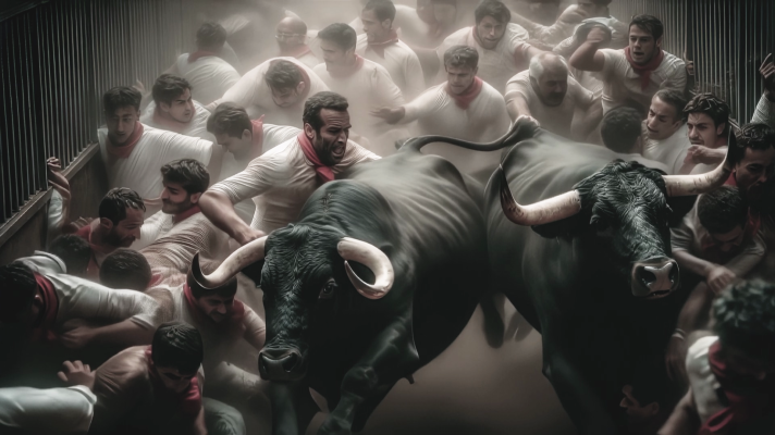 San Fermín - Las mejores imágenes de los Sanfermines recreadas con Inteligencia Artificial