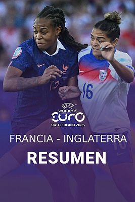 Resumen del Francia - Inglaterra, partido del grupo D de la Eurocopa femenina 2025