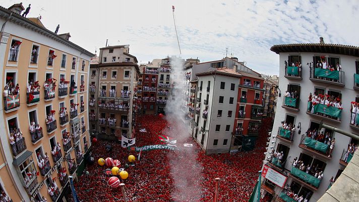 Telediario Fin de Semana - El Chupinazo arranca los Sanfermines con un "Viva Palestina libre"