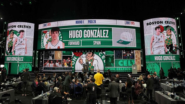  - Hugo González, tras firmar en la NBA con los Celtics: ''Quiero enfrentarme a Doncic, es el referente de la cantera madridista''