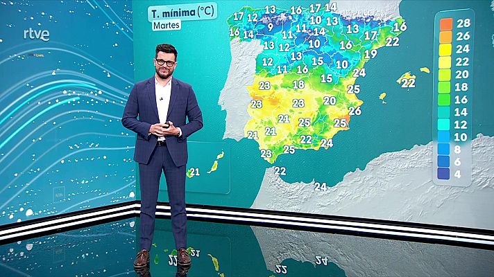 El tiempo - Noches tropicales en litorales mediterráneos