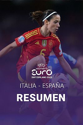 Resumen del Italia - Espaa, partido del grupo B de la Eurocopa femenina 2025