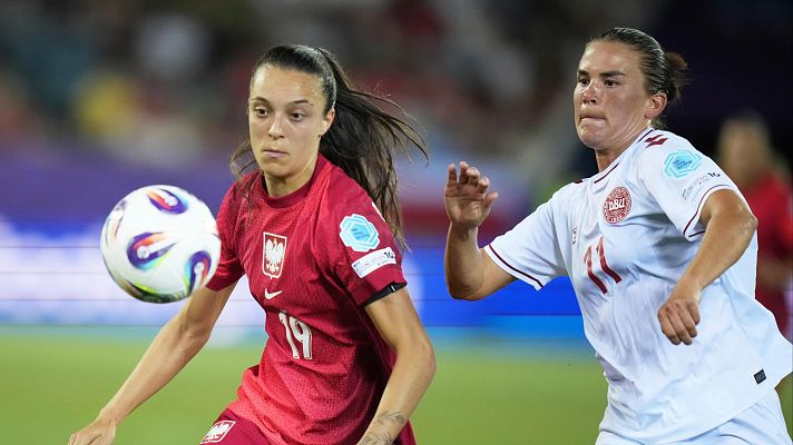 Resumen del Polonia - Dinamarca, partido del grupo C de la Eurocopa femenina 2025