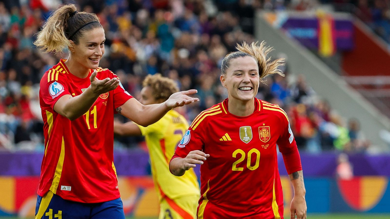 Eurocopa femenina: gol de claudia Pina a Bélgica (5-2) | Ver | Ver