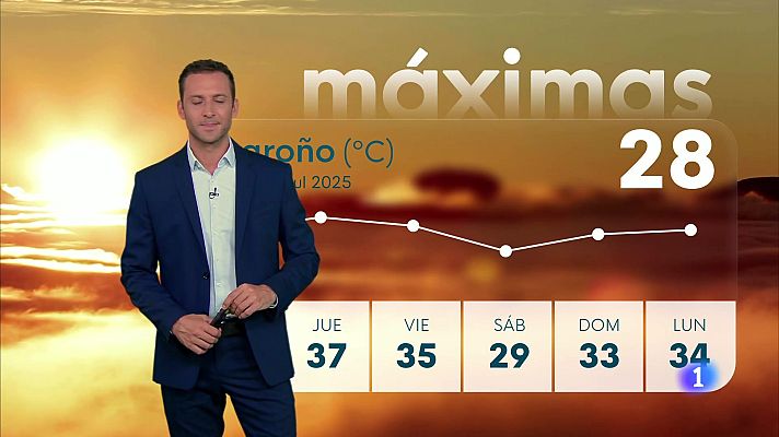 Informativo Telerioja - El tiempo en la rioja - 08-07-2025 - Ver ahora