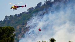 El incendio de Paüls, Tarragona, confina a 18.000 personas de nueve localidades
