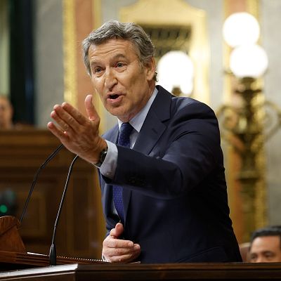 Informativo 24h - Feijóo insta a Sánchez a "confesar", ayudar a "devolver el botín" y convocar elecciones