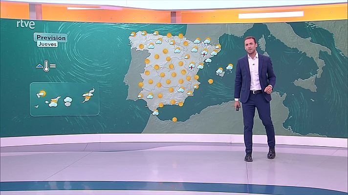 El tiempo - Chubascos fuertes e incluso muy fuertes en los litorales de Tarragona y de la Comunidad Valenciana