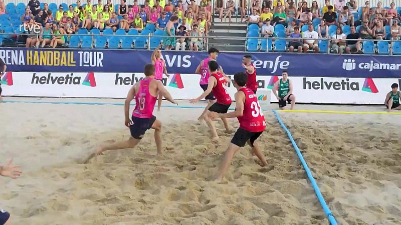 Balonmano Playa - Playa Arena 1000 EBTt Handball Tour. Sanxenxo resumen - Balonmano | Ver