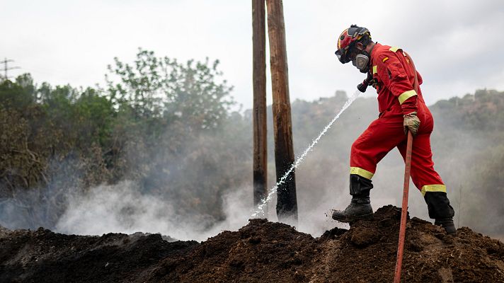 Informativo 24h - El jefe de intervención de los bomberos de la Generalitat lamenta la pérdida de su compañero