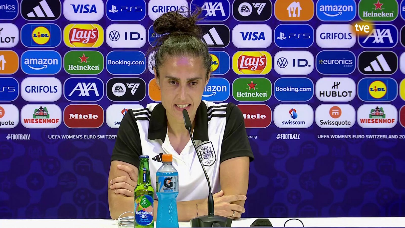 Tomé: "Las 23 jugadoras están aceptando bien jugar o no" - Eurocopa | Ver