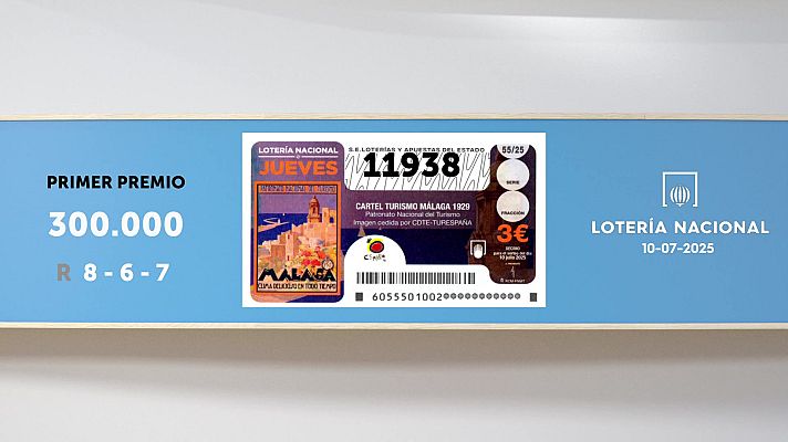 SELAE - Sorteo de la Lotería Nacional del 10/07/2025