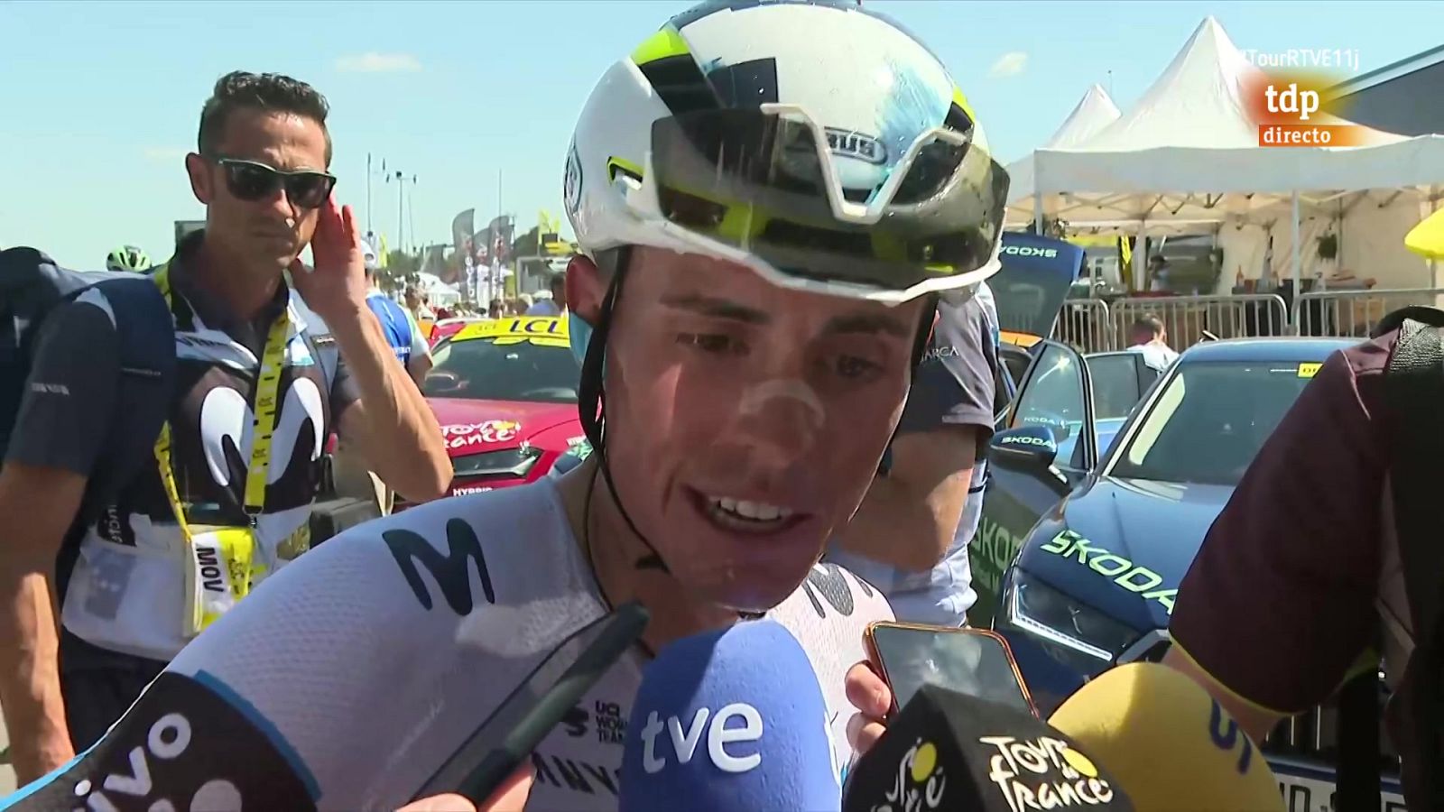 Tour 2025. Etapa 7 | Mas, tras la caída: "He salvado el día" | Ver