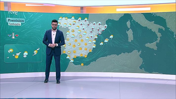 El tiempo - Las temperaturas máximas descenderán en la vertiente atlántica peninsular y Cantábrico occidental