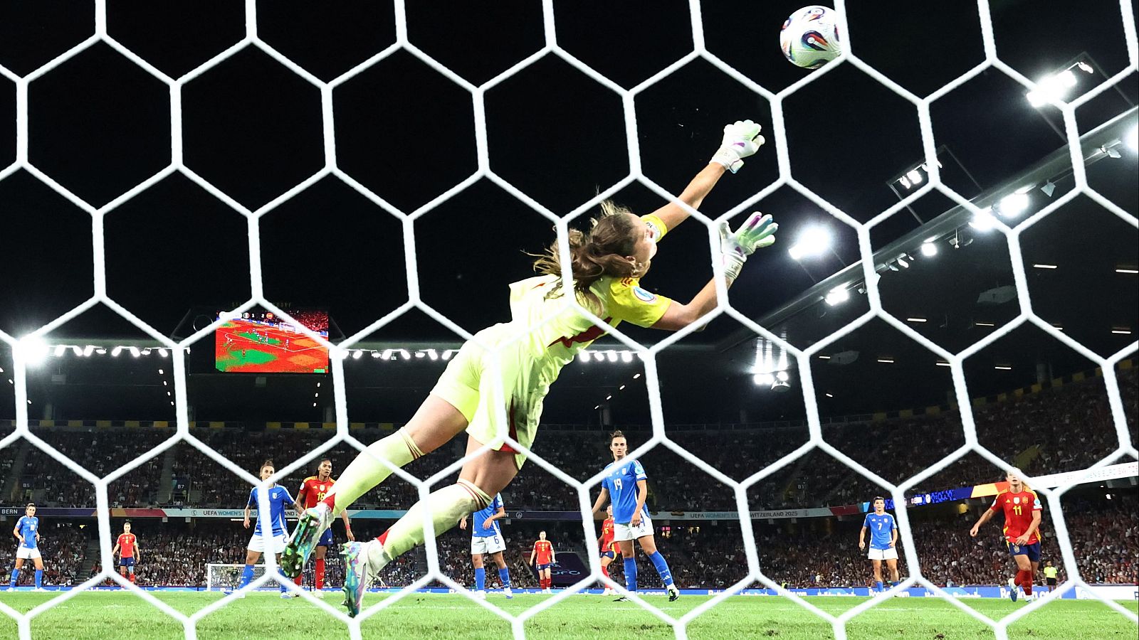 Eurocopa femenina: paradón en el Italia - España | Ver | Ver