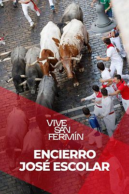 Sexto encierro de San Fermn 2025 con los toros de Jos Escolar
