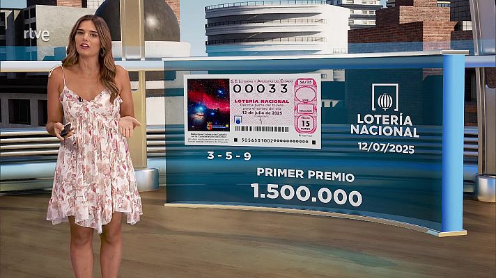 Loterías - Sorteo de la Lotería Nacional del 12/07/2025
