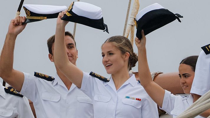 Fin de semana 24h - La princesa Leonor concluye su formación naval a bordo del Juan Sebastián de Elcano