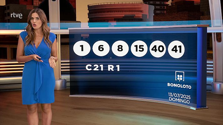 Loterías - Sorteo de la Bonoloto y El Gordo de la Primitiva del 13/07/2025