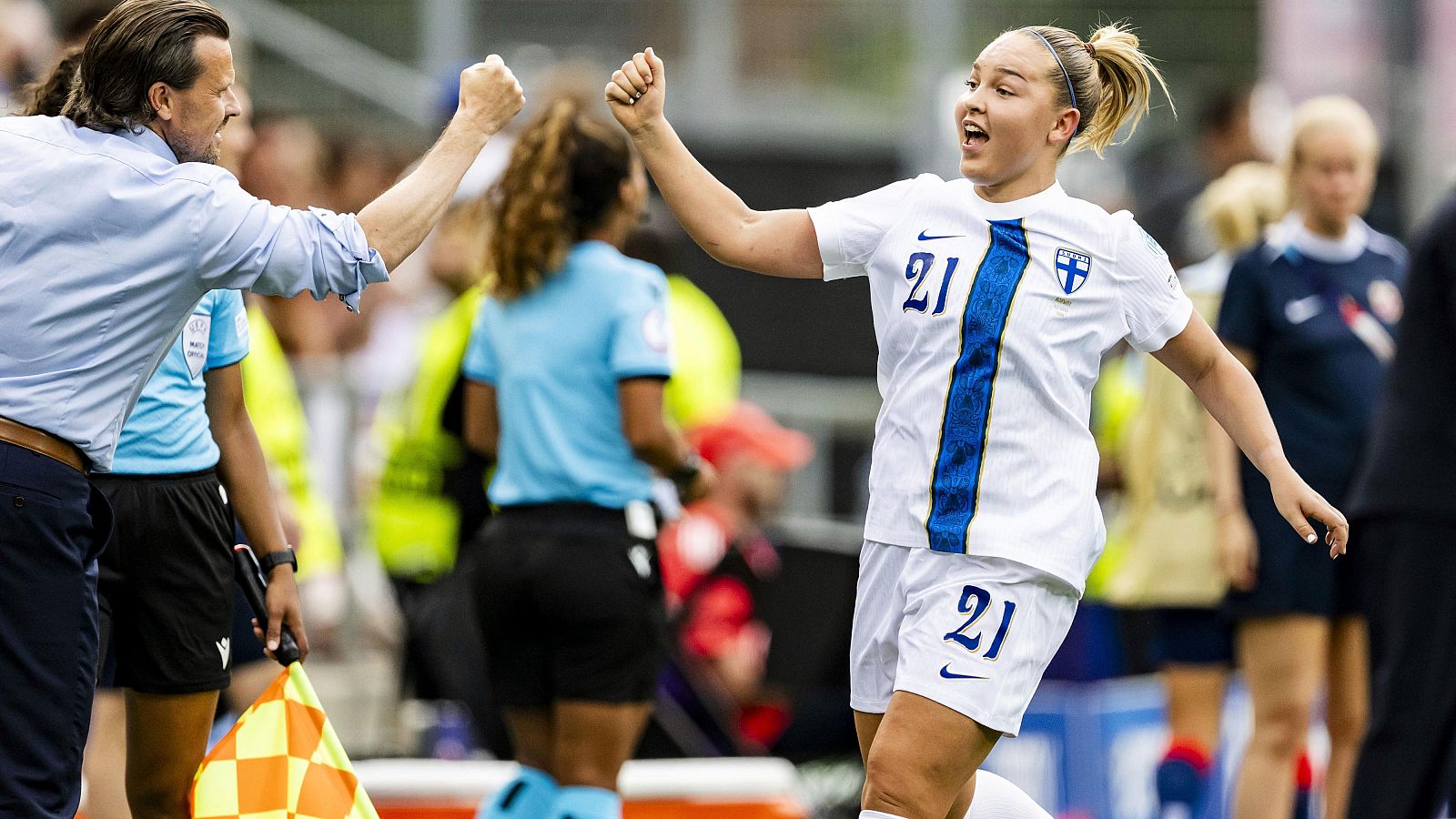 Eurocopa femenina: Gol de Finlandia a Noruega (1-1) | Ver | Ver
