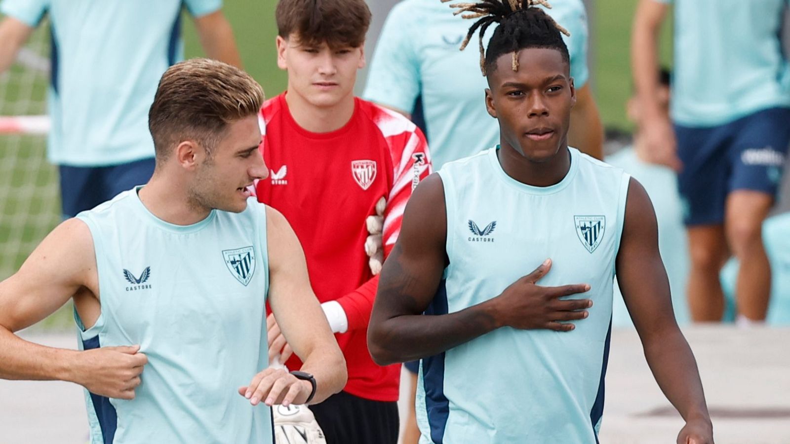 Athletic: Nico Williams completa su primer entrenamiento en Lezama - Los Deportes de La1 | Ver