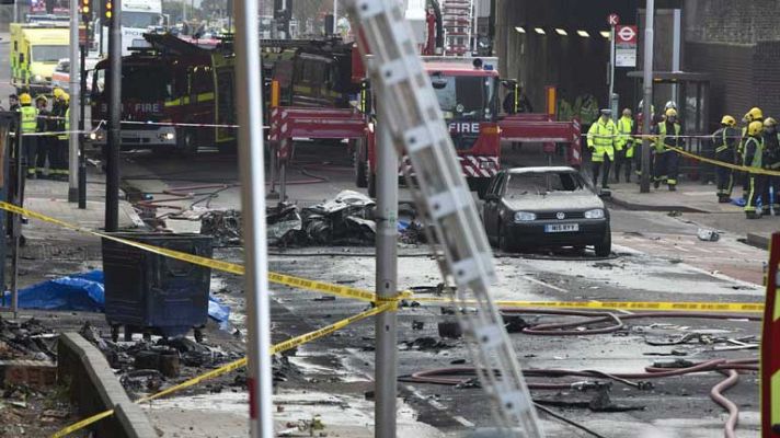 Accidente en el centro de Londres