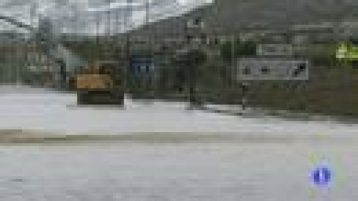 Telediario 1 - Alerta por temporal