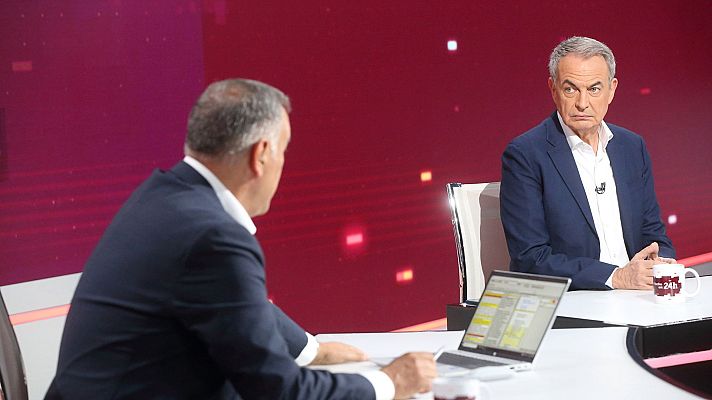 La noche en 24h - Zapatero no entiende la actitud del expresidente González hacia el PSOE