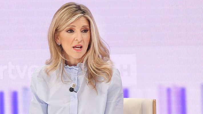 La hora de La 1 - Díaz, tras el frenazo a la reducción de jornada: "Debe darse en condiciones serenas"