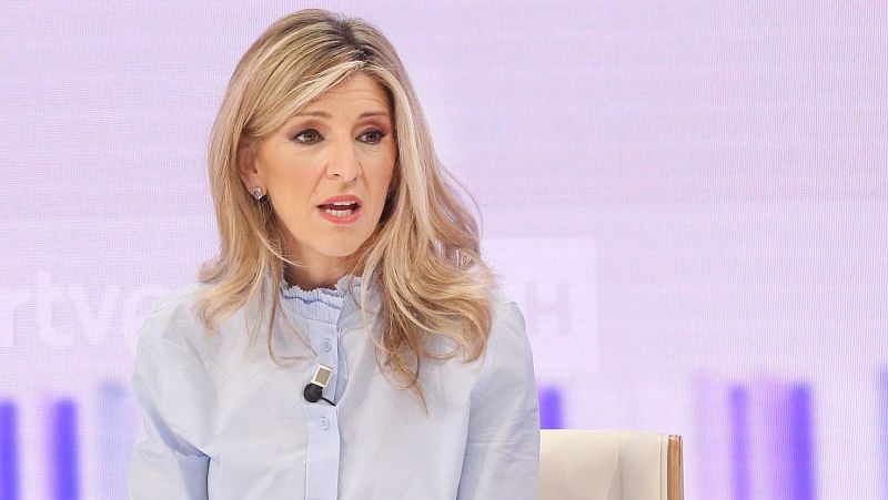 Díaz, sobre la reducción de jornada: "Debe darse en condiciones serenas" - La hora de La 1 | Ver