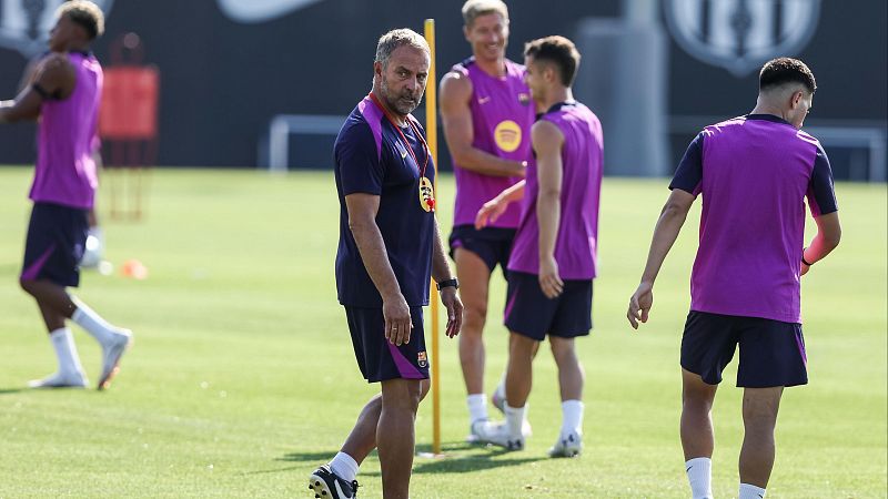 Cuarto entrenamiento de pretemporada del Barça sin Ter Stegen - Los Deportes de La1 | Ver