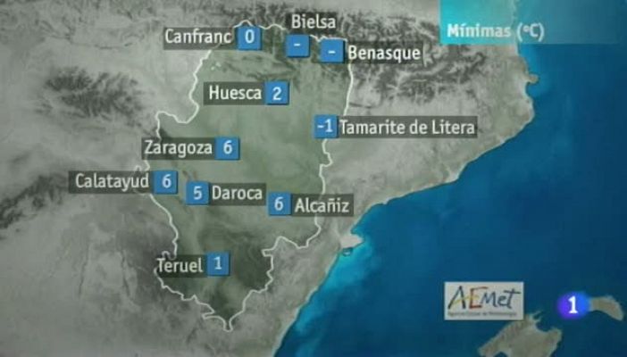 El tiempo en Aragón - 16/01/13