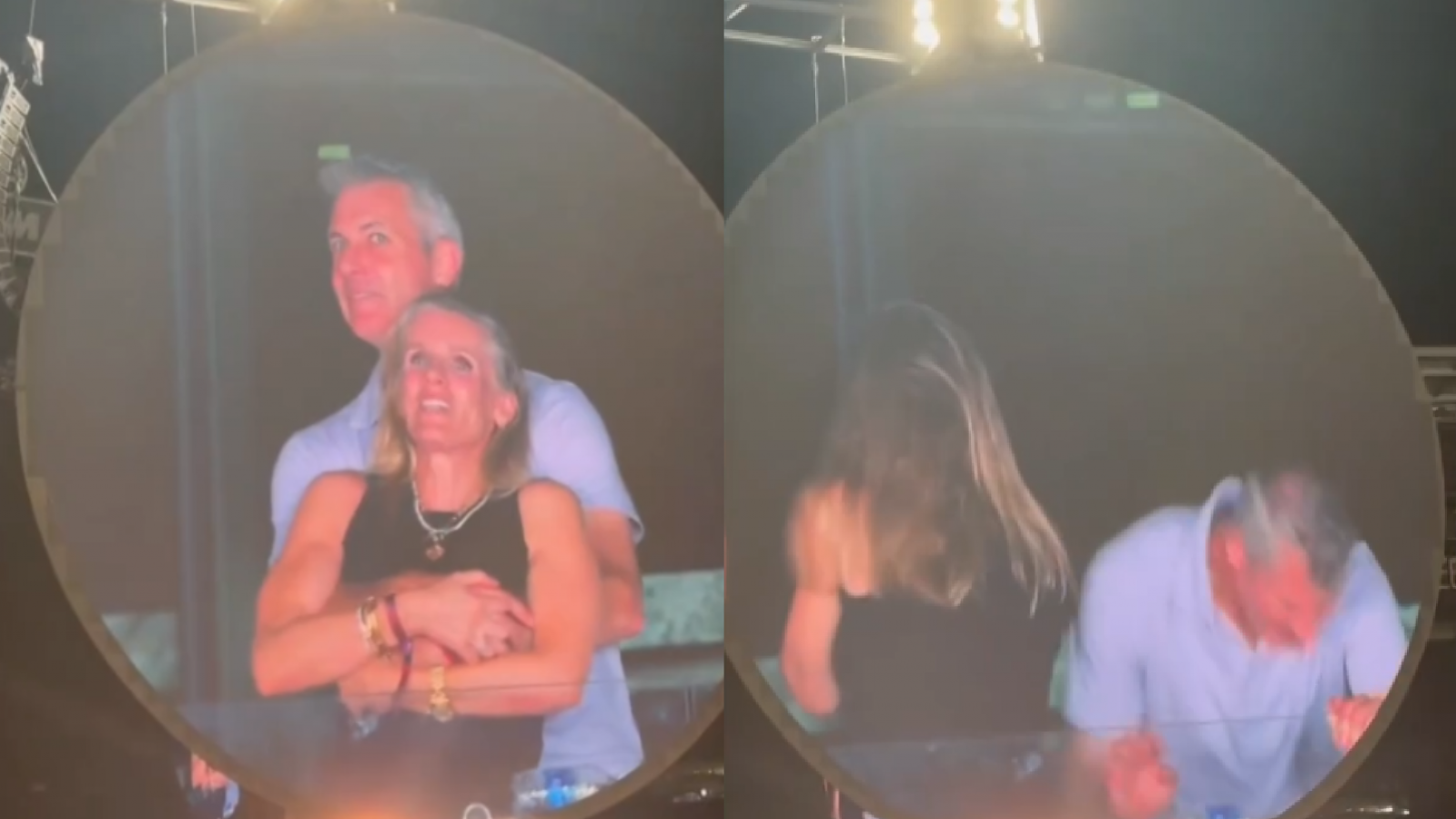 Pillada la infidelidad de un empresario en un concierto de Coldplay | Ver