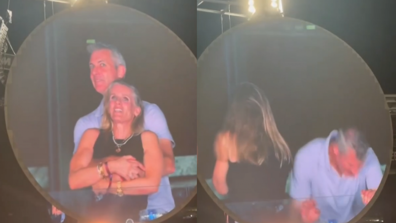 Pillada la infidelidad de un empresario en un concierto de Coldplay | Ver