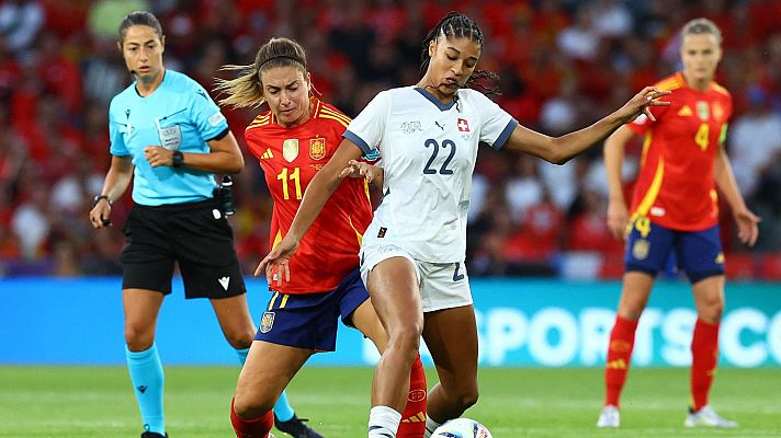 Eurocopa - Resumen del España - Suiza, partido de cuartos de la Eurocopa femenina 2025