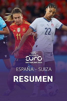 Resumen del Espaa - Suiza, partido de cuartos de la Eurocopa femenina 2025