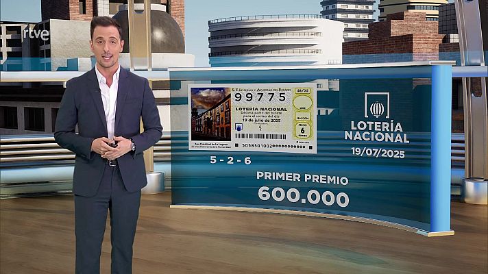 Loterías - Sorteo de la Lotería Nacional del 19/07/2025