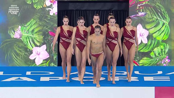 Natación - Campeonato del Mundo. Final Libre Equipos