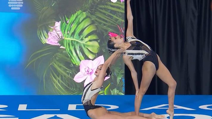 Natación - Meritxell Ferré y Lilou Lluis, quintas en el dúo técnico en el Mundial de Singapur