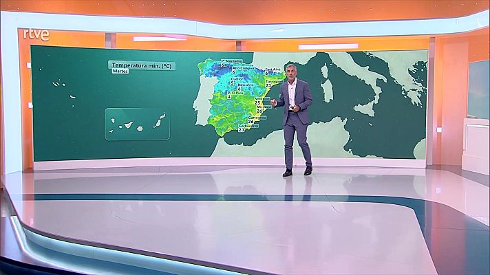 El tiempo - Temperaturas máximas elevadas en regiones de Andalucía y en La Mancha
