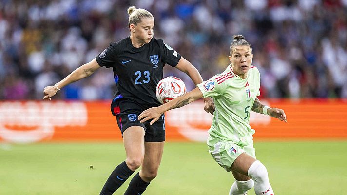 Eurocopa - Campeonato de Europa Femenino. 1ª semifinal: Inglaterra - Italia