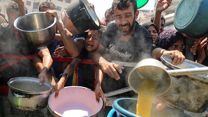 Telediario 1 - Las ONG alertan que se acaba el tiempo para salvar vidas en Gaza