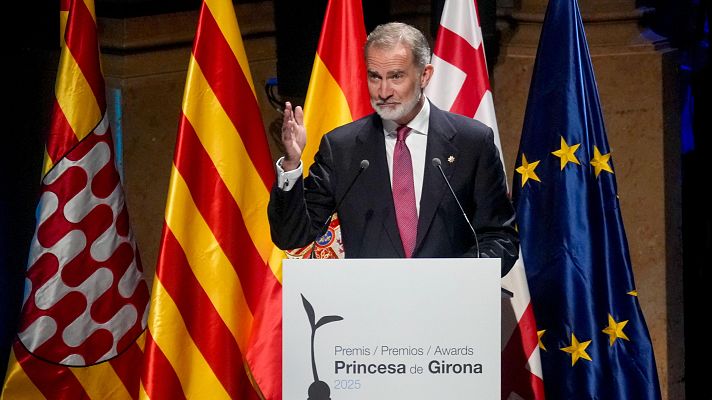 Especiales informativos - Felipe VI defiende el talento joven para "transformar el presente" en un contexto internacional "incierto"