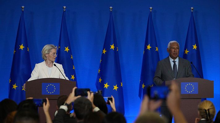 Telediario 1 - La UE negocia aranceles del 15% con Estados Unidos