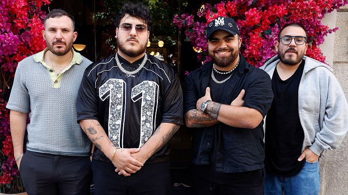 Telediario 1 - Grupo Frontera visita Torrespaña a ritmo de música regional mexicana