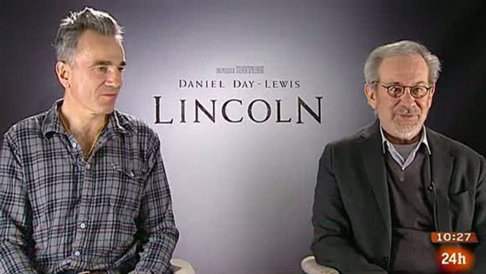 Entrevista a Steven Spielberg y Daniel Day-Lewis en 'Los Desayunos'