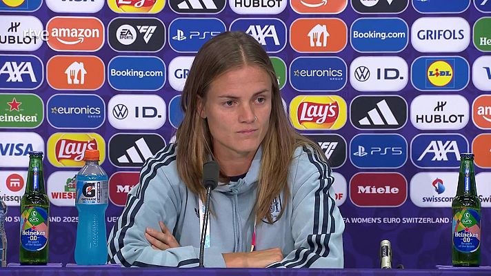 Fútbol - Rueda de prensa de la Selección Española: Irene Paredes y Montse Tomé