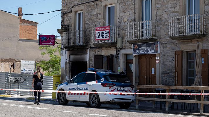 Telediario Fin de Semana - Dos mujeres mueren en el incendio de un club nocturno en Bellpuig