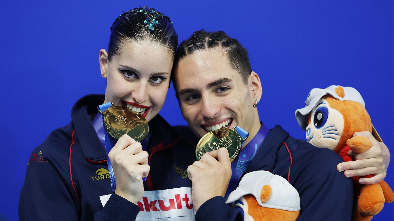 Dennis González: ''Ganar el oro en el dúo mixto libre fue un shock'' - Natación | Ver