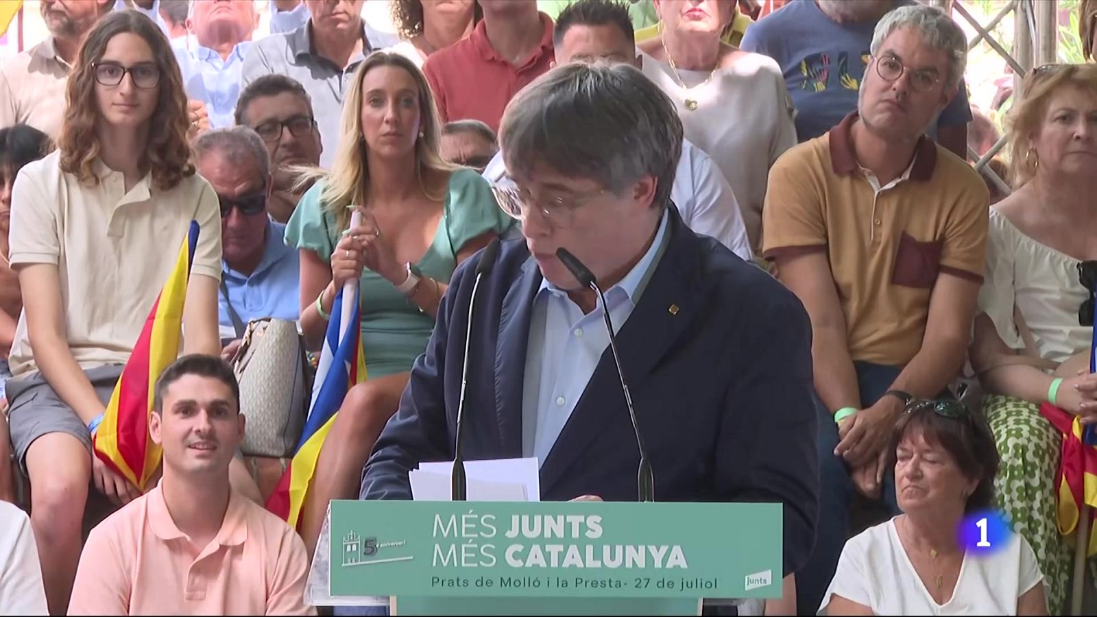 Puigdemont insta a no donar per descomptat el vot de Junts